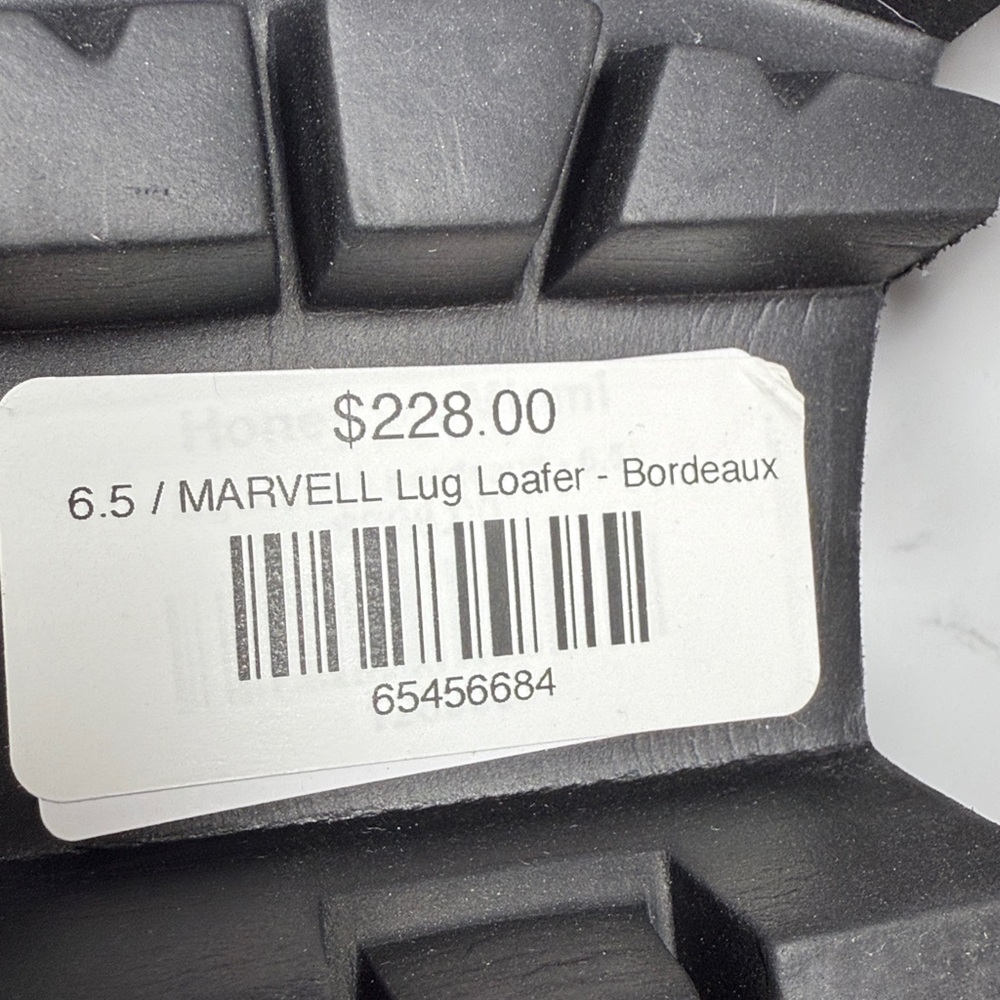 Donald Pilner Marvell Lug Loafer Buckle Chunky Shoe Bordeaux S-522 Sz 6.5 - Picture 9 of 11